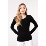 ka3017-Bluza-adult-dama-Kariban-Crew-Neck-Black