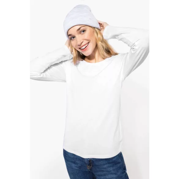 ka3017-Bluza-adult-dama-Kariban-Crew-Neck-Light-Grey-Heather