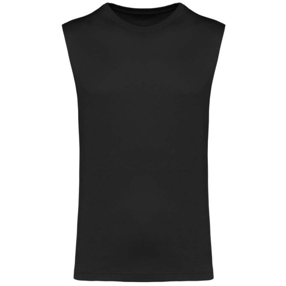 ka3022ic - Tricou eco-friendly fara maneci barbati KARIBAN [Black]
