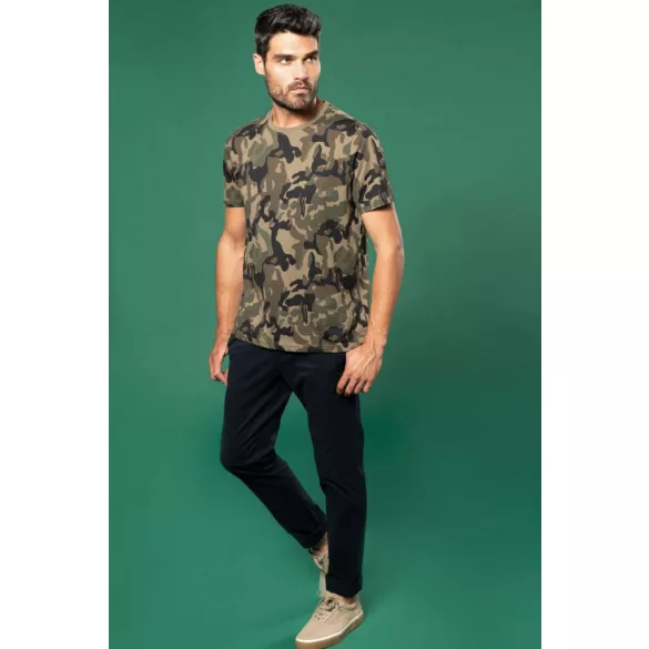 ka3030ovc-Tricou-adult-barbat-KARIBAN-Camo-Olive-Camouflage