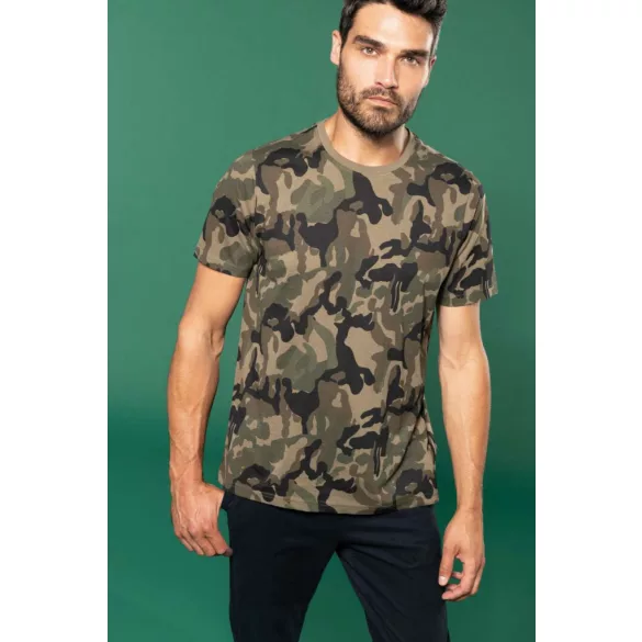ka3030ovc-Tricou-adult-barbat-KARIBAN-Camo-Olive-Camouflage