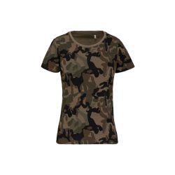 ka3031 - Tricou adult dama KARIBAN Camo [Olive Camouflage]
