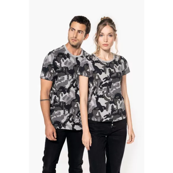 ka3031 - Tricou adult dama KARIBAN Camo [Olive Camouflage]