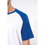ka330 - Tricou adult barbat Kariban Base Ball [Navy/Yellow]