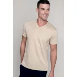 ka357-Tricou-adult-barbat-Kariban-V-neck-Light-Sand