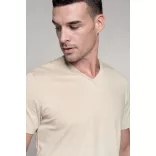 ka357-Tricou-adult-barbat-Kariban-V-neck-Light-Sand