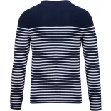 ka366-Bluza-adult-barbat-Kariban-Mariniere-Striped-Navy-White