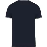 ka374-Tricou-adult-barbat-Kariban-Pique-Navy-Light-Grey-White