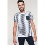 ka378swn-Tricou-adult-barbat-tip-marinar-KARIBAN-SAILOR-Striped-White-