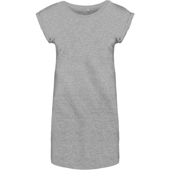 ka388-Tricou-adult-dama-Kariban-Long-Light-Grey-Heather