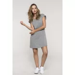 ka388-Tricou-adult-dama-Kariban-Long-Light-Grey-Heather