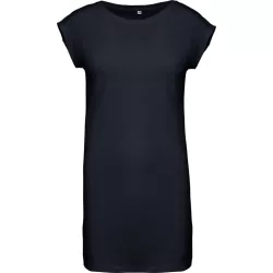 ka388 - Tricou adult dama Kariban Long [Navy]