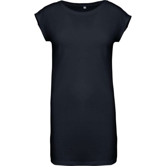 ka388 - Tricou adult dama Kariban Long [Navy]