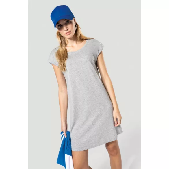 ka388 - Tricou adult dama Kariban Long [Navy]