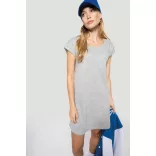 ka388 - Tricou adult dama Kariban Long [Navy]