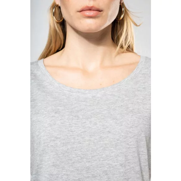 ka388 - Tricou adult dama Kariban Long [Navy]