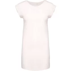 ka388 - Tricou adult dama Kariban Long [Off White]