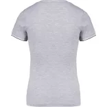 ka394-Tricou-adult-dama-Kariban-Pique-Oxford-Grey-Navy-White
