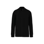 ka4002 - Hanorac din fleece cu fermoar unisex KARIBAN [Black]