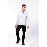 ka4002 - Hanorac din fleece cu fermoar unisex KARIBAN [Black]
