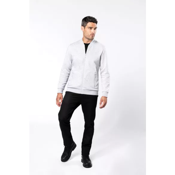 ka4002 - Hanorac din fleece cu fermoar unisex KARIBAN [Black]