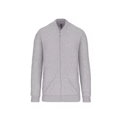   ka4002 - Hanorac din fleece cu fermoar unisex KARIBAN [Oxford Grey]