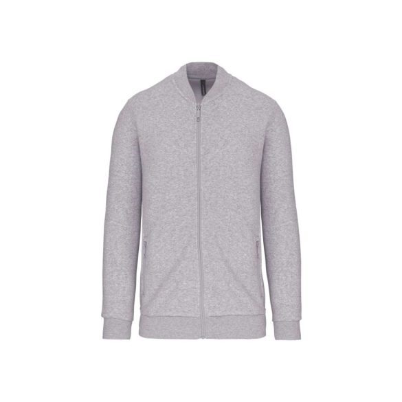 ka4002 - Hanorac din fleece cu fermoar unisex KARIBAN [Oxford Grey]