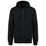 ka4008 - Hanorac unisex cu gluga si fermoar KARIBAN [Black]