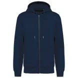 ka4008 - Hanorac unisex cu gluga si fermoar KARIBAN [Navy]