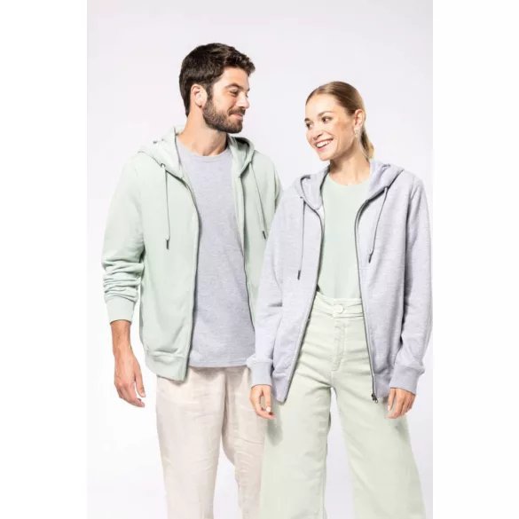 ka4008 - Hanorac unisex cu gluga si fermoar KARIBAN [Navy]