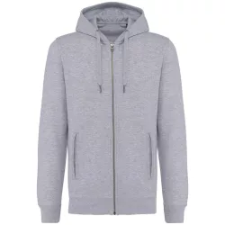   ka4008 - Hanorac unisex cu gluga si fermoar KARIBAN [Oxford Grey]