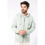ka4008 - Hanorac unisex cu gluga si fermoar KARIBAN [Oxford Grey]