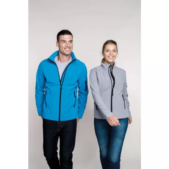 ka400mgr-Jacheta-softshell-de-dama-Kariban-Marl-Grey