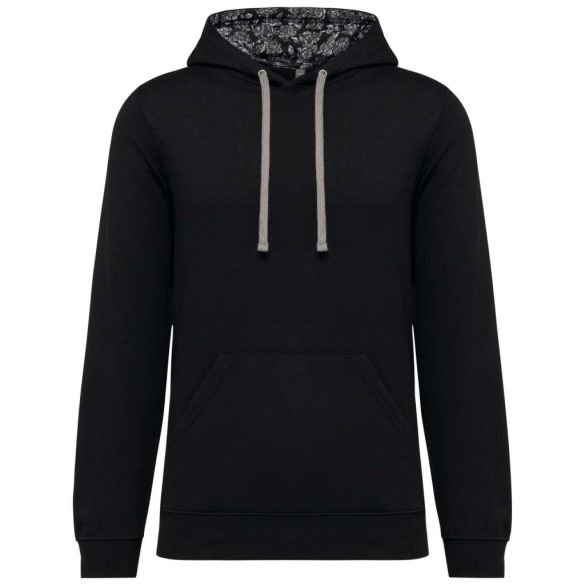 ka4013 - Hanorac unisex cu model interior si culori contrastante KARIBAN [Black/Mexican Skull]