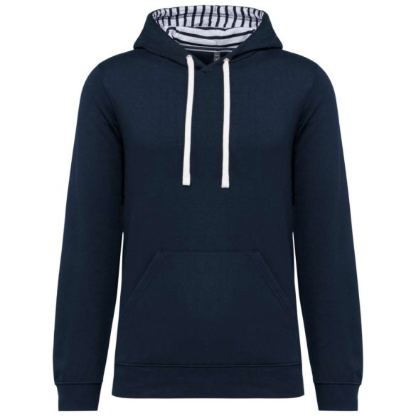 ka4013 - Hanorac unisex cu model interior si culori contrastante KARIBAN [Navy/Mariniere]