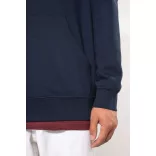 ka4013 - Hanorac unisex cu model interior si culori contrastante KARIBAN [Navy/Mariniere]