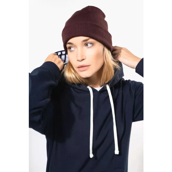 ka4013 - Hanorac unisex cu model interior si culori contrastante KARIBAN [Navy/Mariniere]