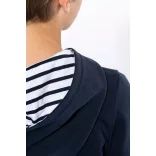 ka4014 - Hanorac copii cu model interior si culori contrastante KARIBAN [Black/Skate Grafitti]