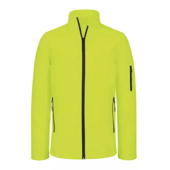 ka401fye-Jacheta-softshell-de-barbat-Kariban-Fluorescent-Yellow