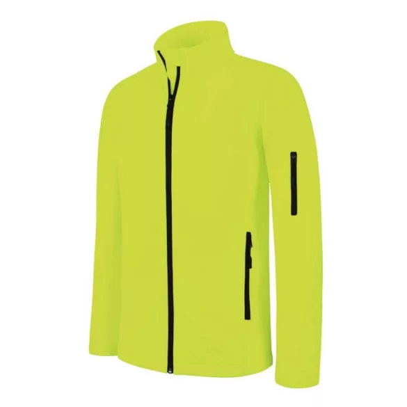 ka401fye-Jacheta-softshell-de-barbat-Kariban-Fluorescent-Yellow