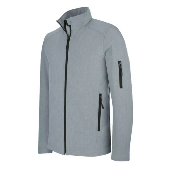 ka401mgr-Jacheta-softshell-de-barbat-Kariban-Marl-Grey