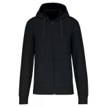 ka4030 - Hanorac cu fermoar eco-friendly barbati KARIBAN [Black]