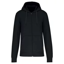   ka4030 - Hanorac cu fermoar eco-friendly barbati KARIBAN [Black]