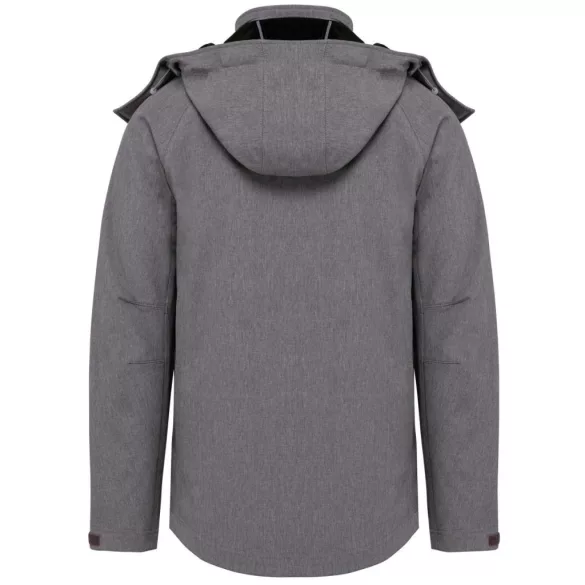 ka413 - Jacheta softshell de barbat Kariban [Marl Grey]