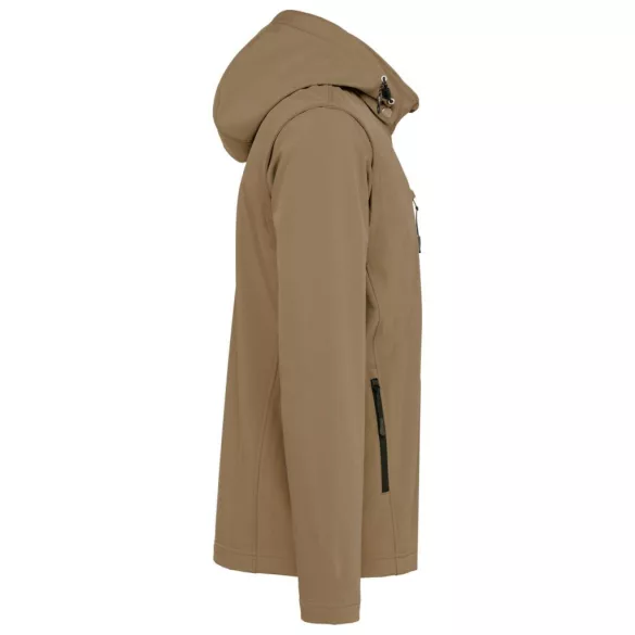 ka422 - Jacheta softshell unisex in 3 straturi cu maneci detasabile Kariban [Camel]