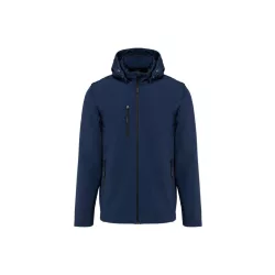   ka422 - Jacheta softshell unisex in 3 straturi cu maneci detasabile Kariban [Navy]