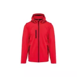 ka422 - Jacheta softshell unisex in 3 straturi cu maneci detasabile Kariban [Red]