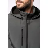 ka422 - Jacheta softshell unisex in 3 straturi cu maneci detasabile Kariban [Red]