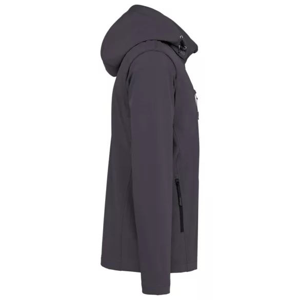 ka422 - Jacheta softshell unisex in 3 straturi cu maneci detasabile Kariban [Titanium]