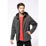 ka422 - Jacheta softshell unisex in 3 straturi cu maneci detasabile Kariban [Titanium]
